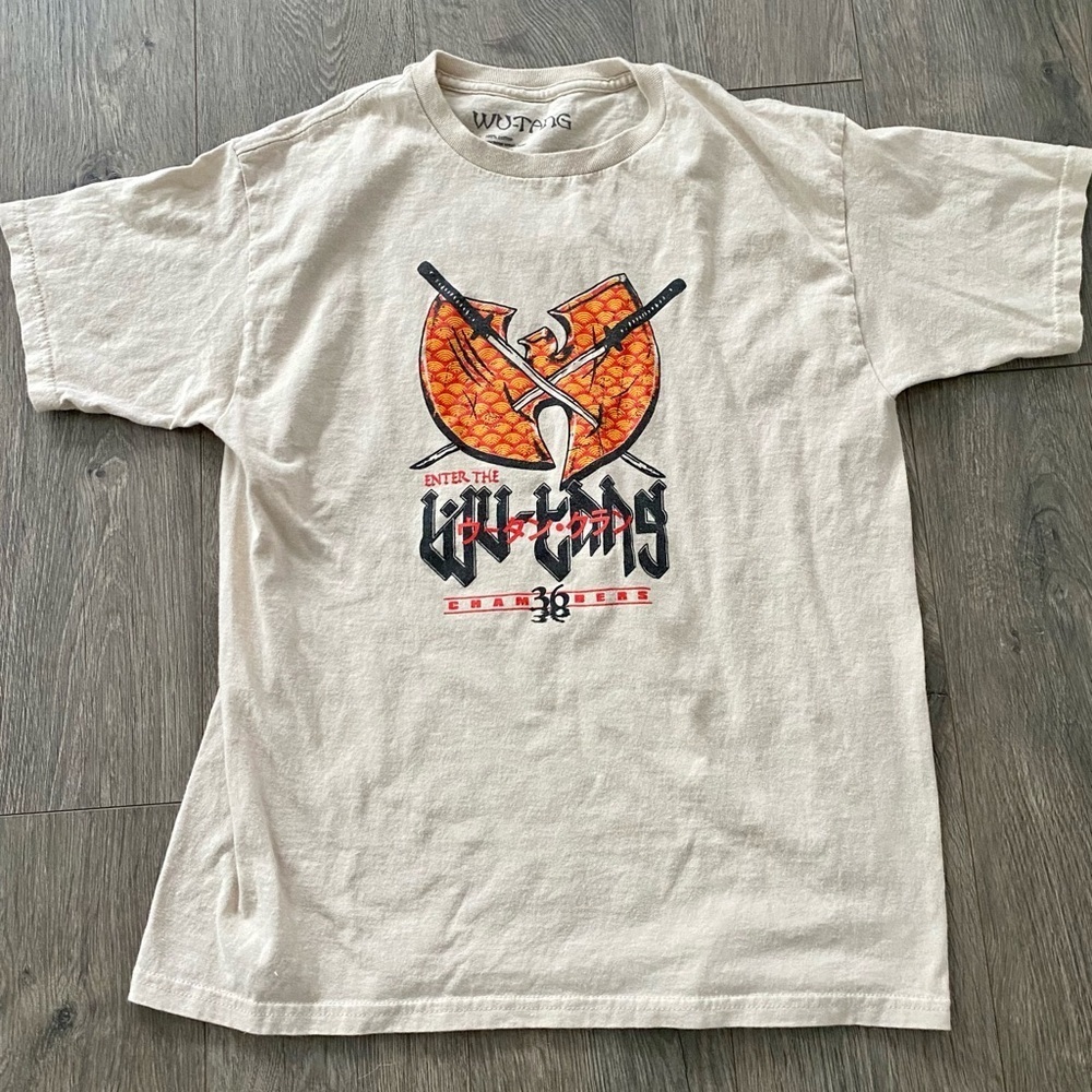 Enter the Wu-Tang clan graphic tee yxl youth kids euc 36 Chambers boys girls - Picture 5 of 8